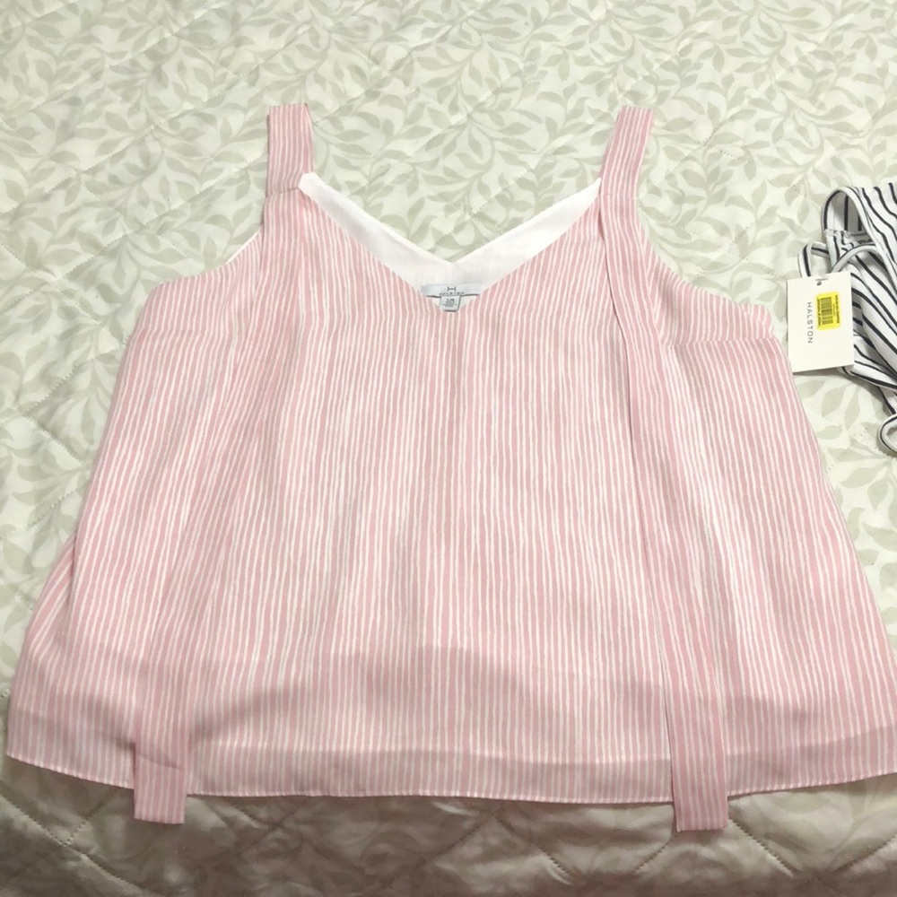 HALSTON PINK TOP.